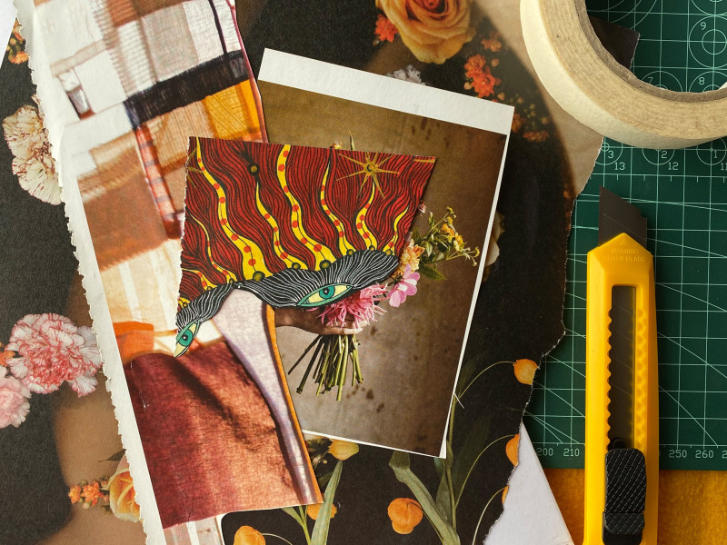 Cacao & Intuïtief collages maken 