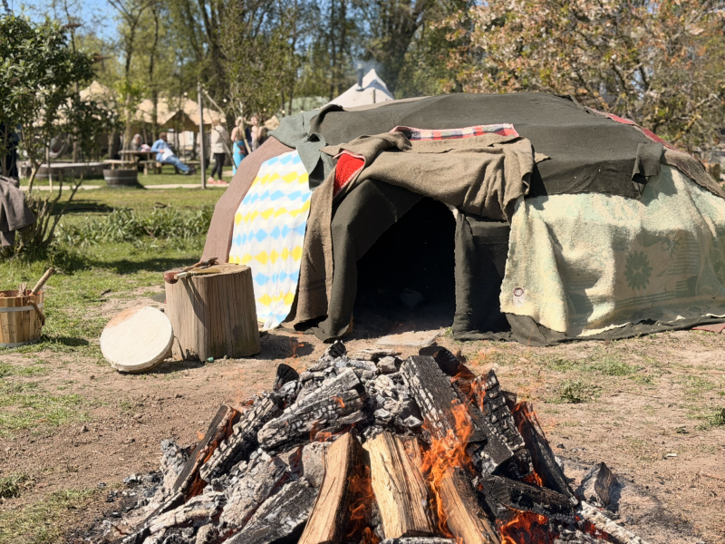 Temazcal (sweatlodge) with Yuli from Colombia