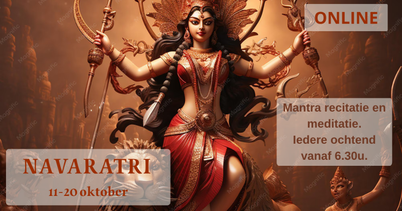Sanskriet Mantra Recitatie & Meditatie voor Navaratri - ONLINE