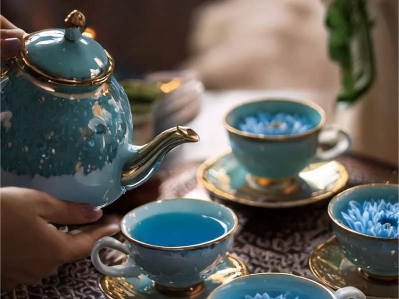 Natural High Tea met Blauwe Lotus