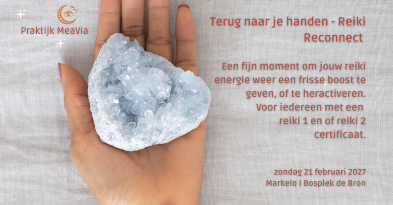 Terug naar je handen - Reiki Reconnect voor Reiki 1 en 2