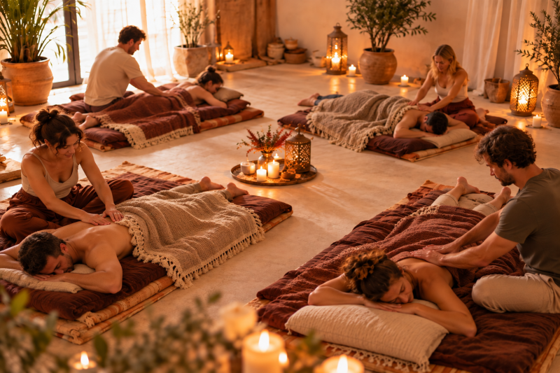 (Tantrische) massageuitwisseling & / Of Consious Temple Night