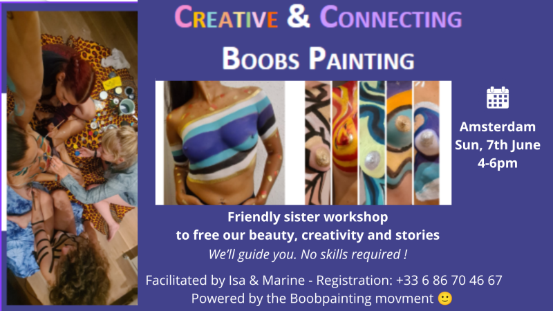 Creative & Connecting B00bspainting - Creativity, Self-expression, Women's Circles