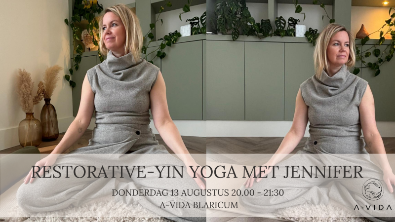 Restorative-yin yoga met Jennifer