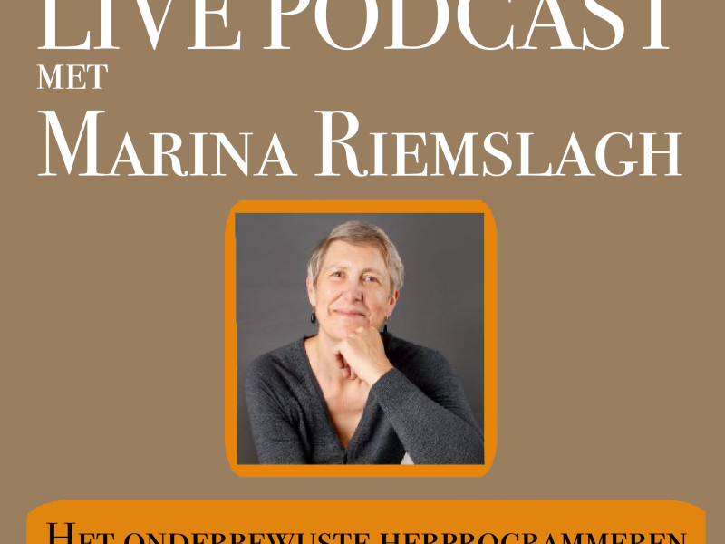 Live Podcastopname met Marina Riemslagh