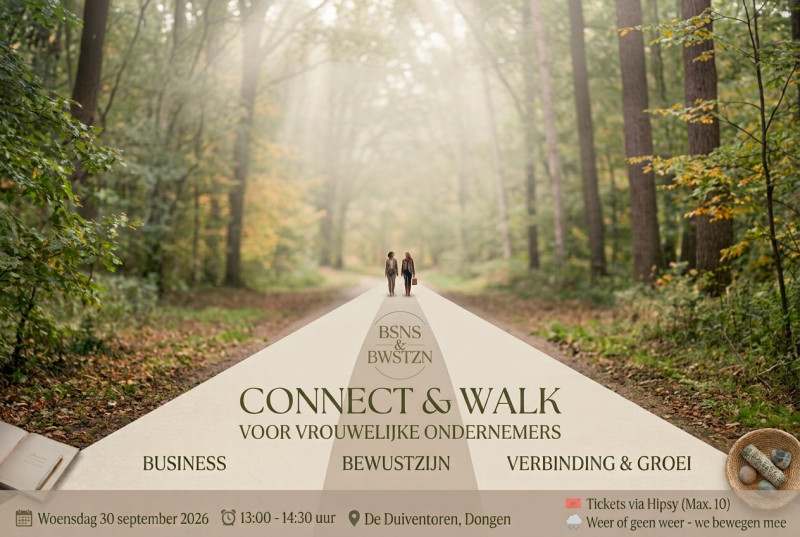 Connect & Walk voor de bewuste vrouwelijke ondernemer