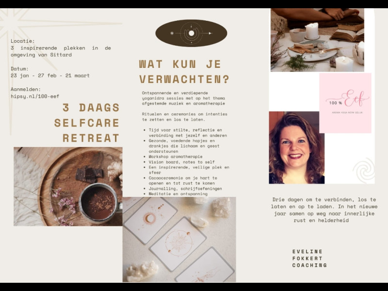 3 daags selfcare retreat I 23/1, 27/2, 21/3 - Meerdaagse retraites