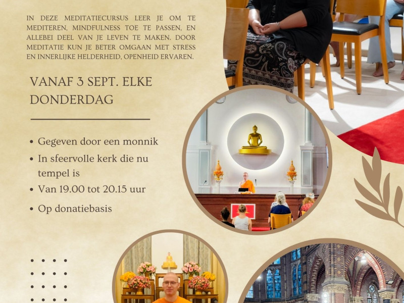 Cursus introductie tot Dhammakaya-meditatie in september 2026