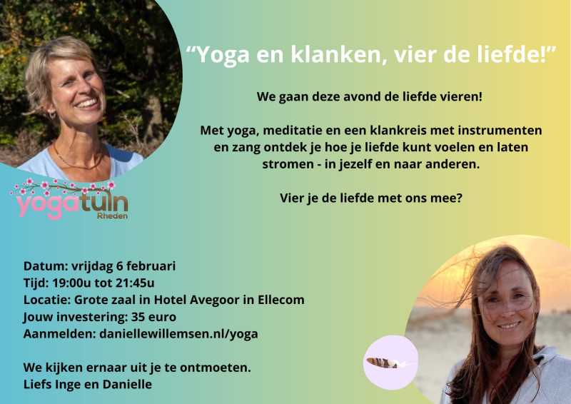 Yoga en Klanken, vier de liefde!
