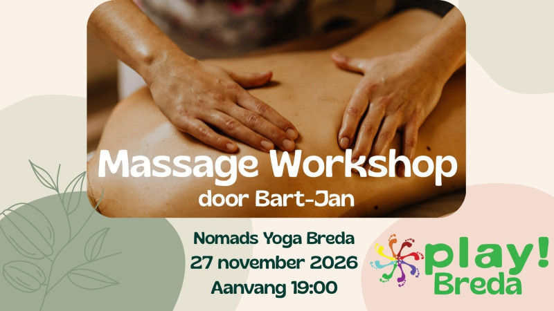 Play! Breda - Massage workshop door Bart-Jan