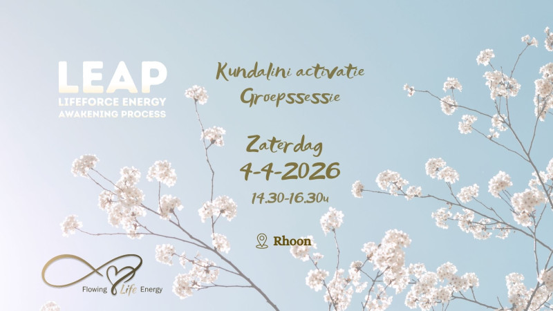 LEAP Groepssessie - Kundalini Activatie - Kundalini, Healing, Trauma Release