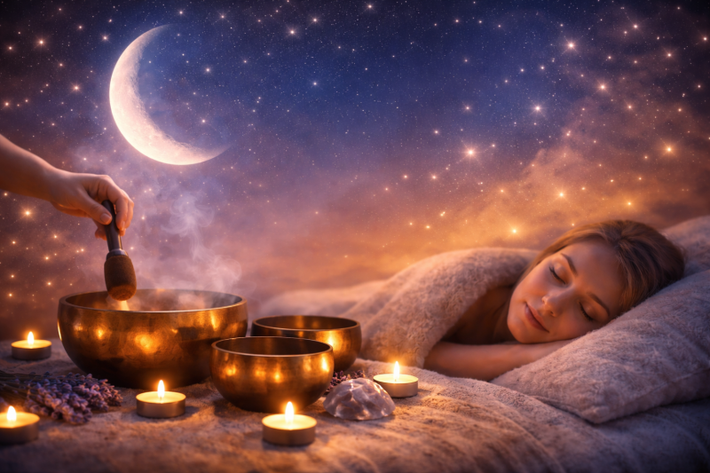 Slaap Lekker Klankschalensessie - Meditation, Singing Bowls, Sound Journey
