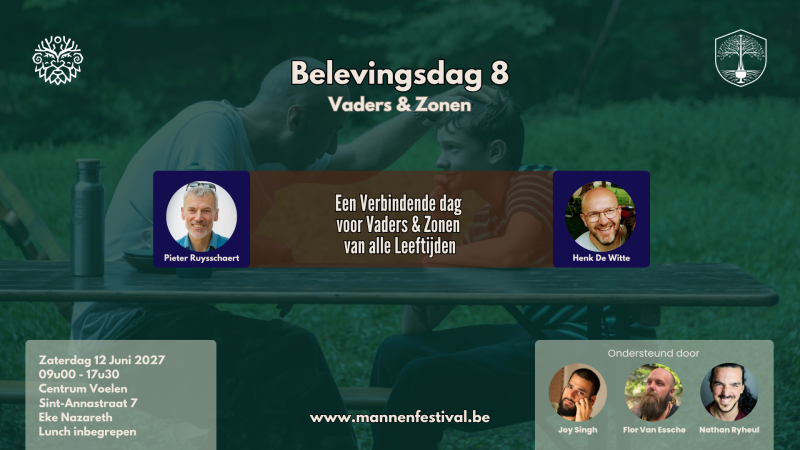 Belevingsdag #8 Vaders & Zonen(van alle leeftijden)