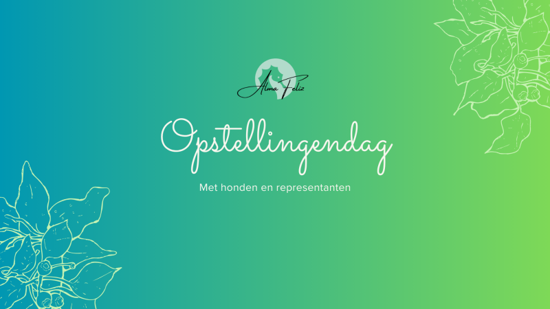 Opstellingendag met honden en representanten