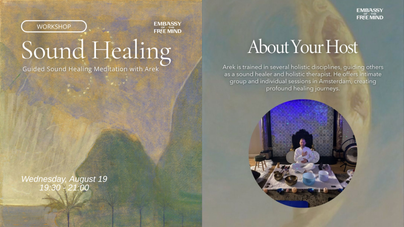 Sound healing at Embassy of the Free mind