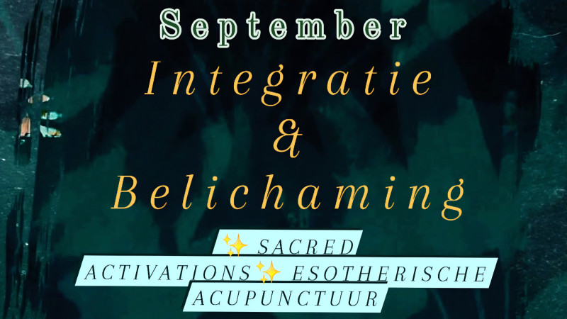 ✨️ Integratie & Belichaming  - Energy Work, Health, Healing