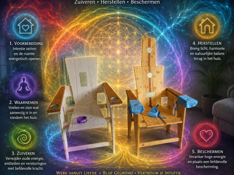 Aura's reinigen via de energetische stoelen