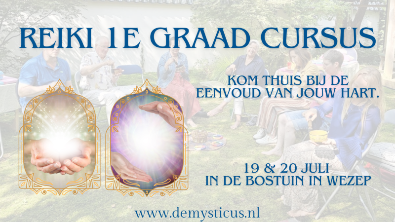 Activeer jouw zelfgenezing - Reiki 1e graad cursus - Hipsy