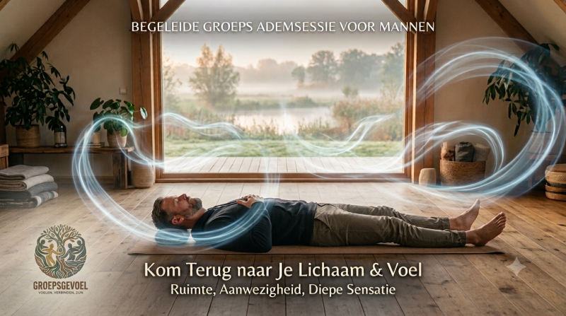 Begeleide adem cirkel voor mannen (breathwork) - Breathwork, Travail corporel, Ateliers pour hommes