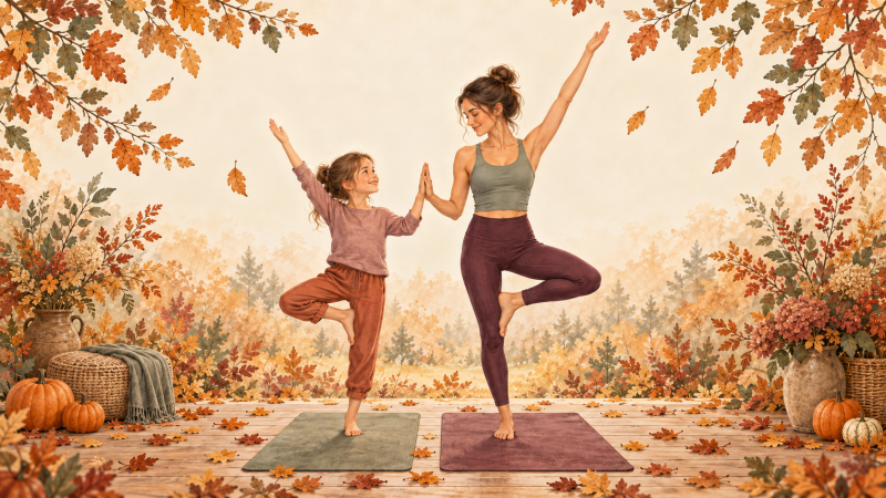 Ouder en Kind Yoga - Herfst workshop