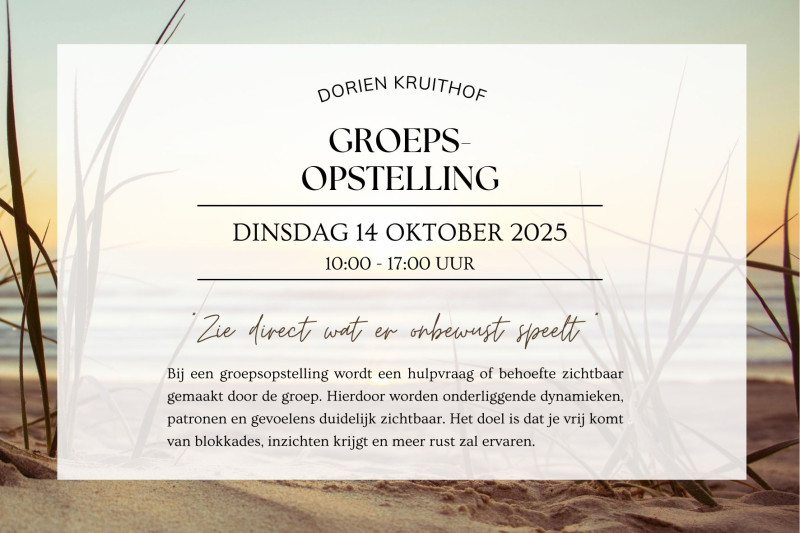 Familieopstelling 14 oktober 2025