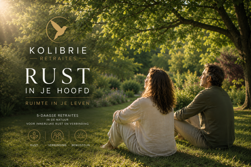 Kolibrie Retraite: Rust in je hoofd. Ruimte in je leven.