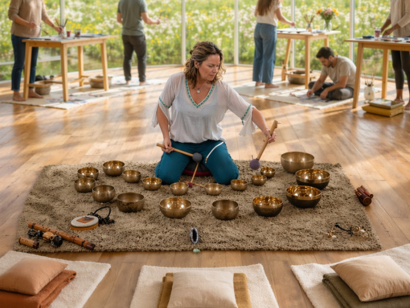 Klank en Kleur | Soundbath en Intuïtief Schilderen