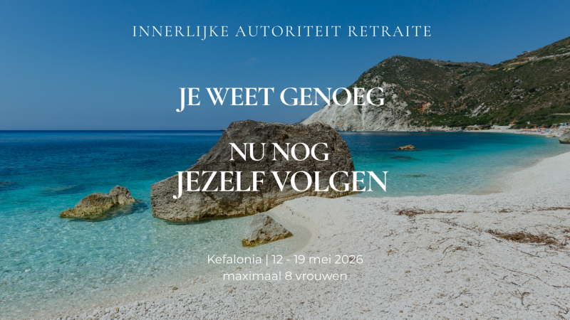 Innerlijke Autoriteit Retraite – Kefalonia - Retiros de varios días, Círculos de mujeres, Liderazgo personal