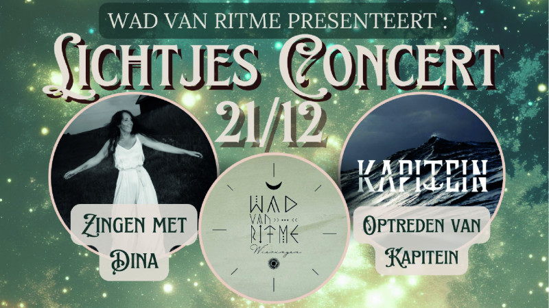 Lichtjes Concert met Kapitein en Dina - Musique live, Libération de la voix, Performance