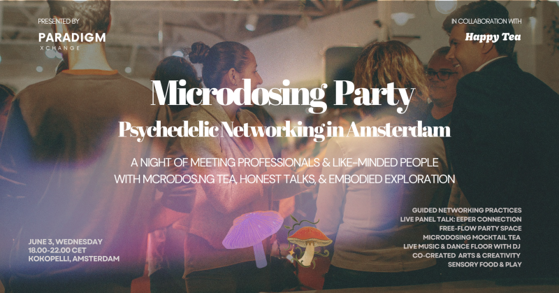 (Sold Out) Microdosing Party Amsterdam - P$ychedelic Week Edition