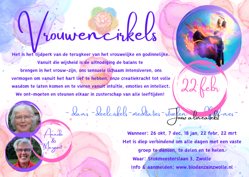Vrouwencirkel: de creatieve vrouw in onze cyclus