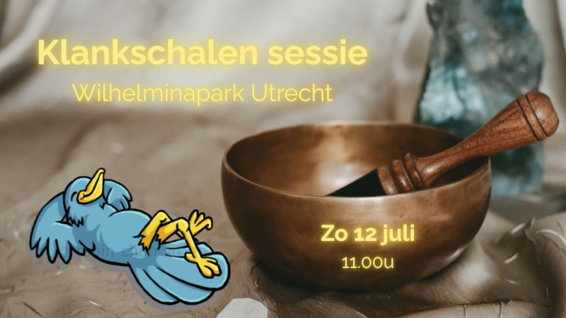 Klankschalen sessie Utrecht Wilhelminapark - Sound Healing, Singing Bowls, Relaxation