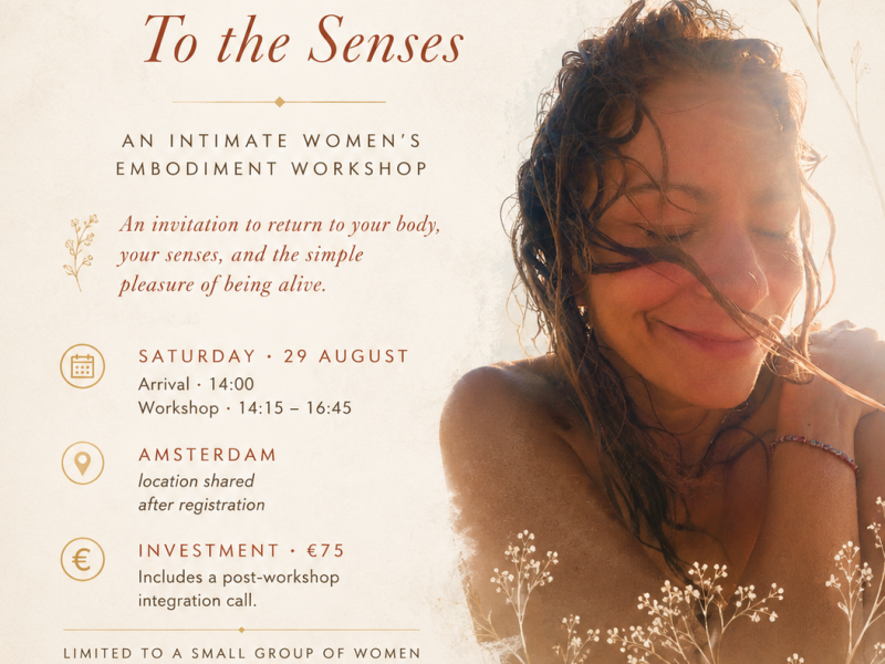 Her Return- To the Senses - Women's Workshops, Embodiment Dance, Sensual Dance