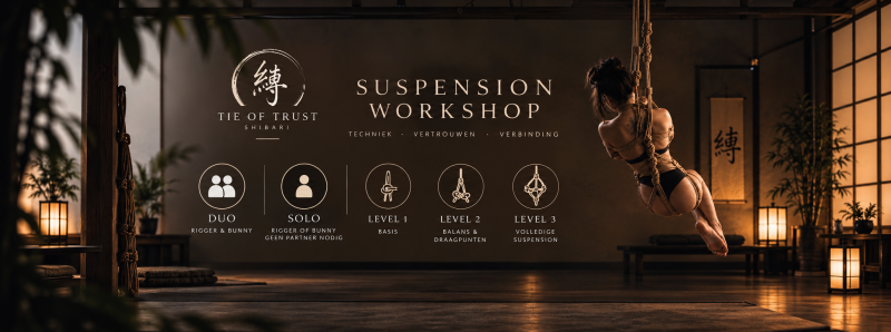 Tie of Trust – Shibari Suspension Workshop level 1,2,3