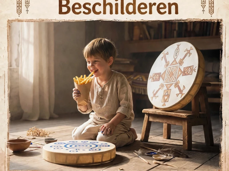 Kinderworkshop Sjamanendrum schilderen incl drum 