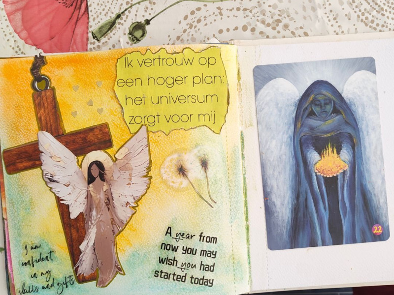 Art journaling in Hillegom