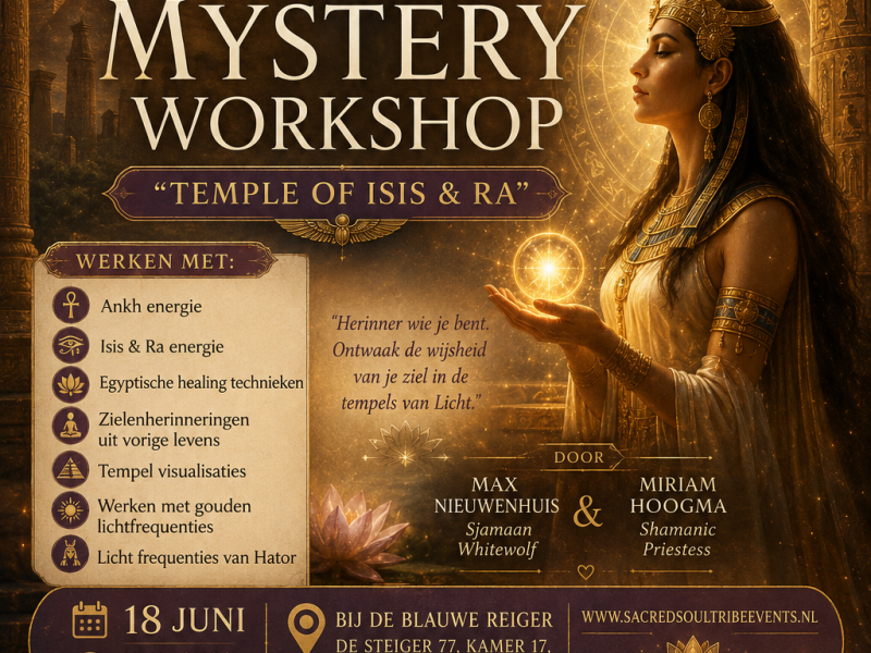 Oude Egypte Mystery Workshop - Sjamanisme, Energiewerk, Tempel