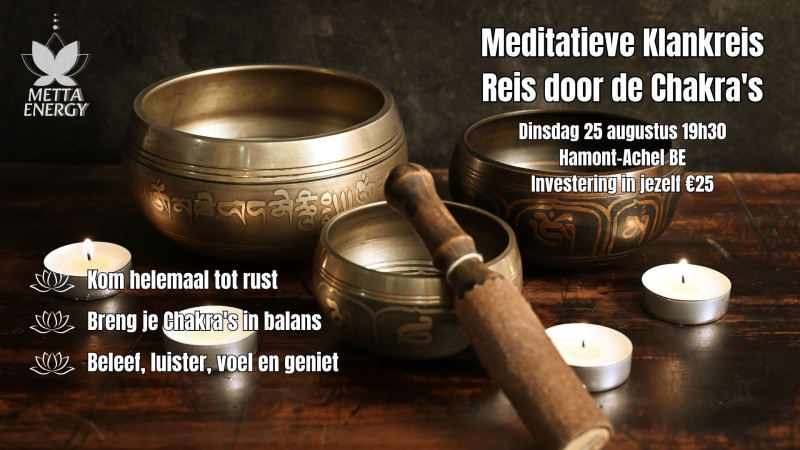 Klankreis door de Chakra's