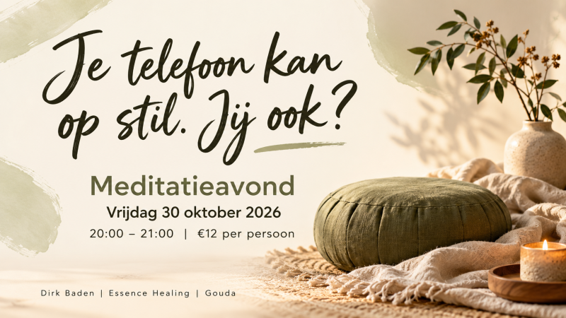 Meditatieavond | Rust begint met even zitten
