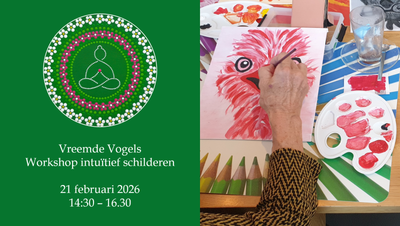 Vreemde Vogels - Workshop intuïtief schilderen - Créativité, Relaxation, Peinture intuitive