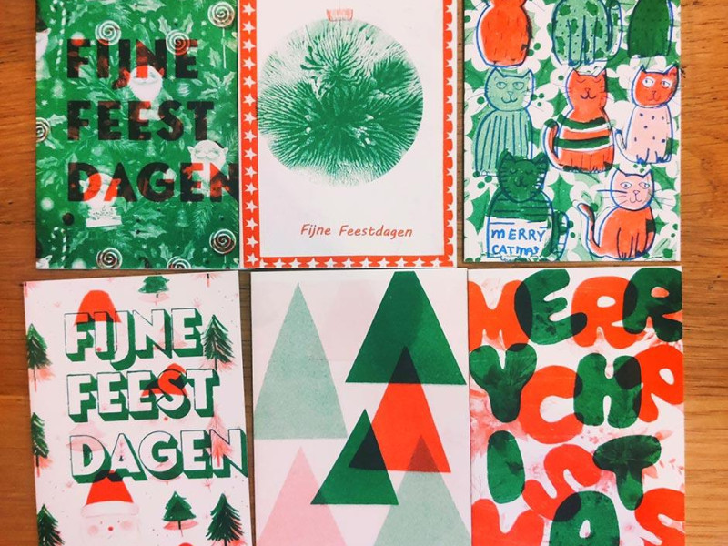 Riso portretten workshop Huizen