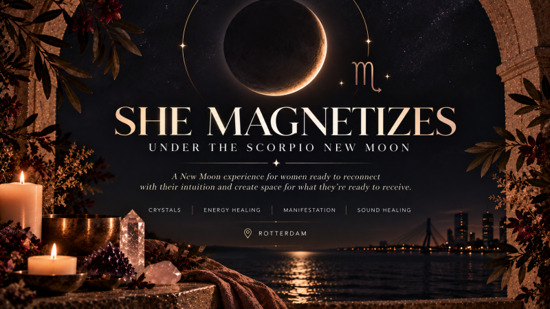 SHE MAGNETIZES Under the Scorpio New Moon