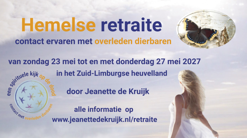 Hemelse retraite, contact ervaren met overleden dierbaren