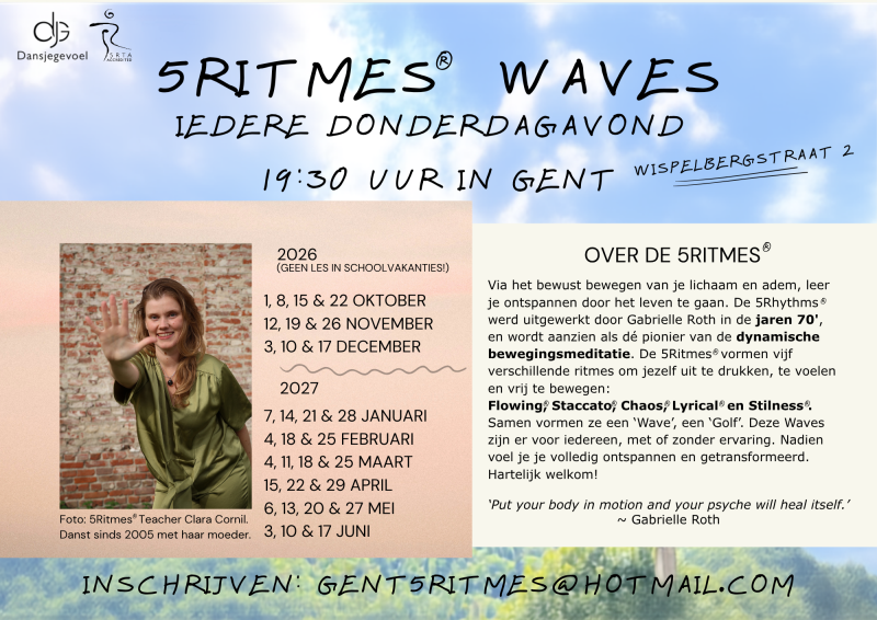 5Rhythms - High Frequency Waves Gent
