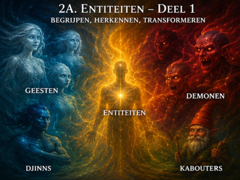 Cursus energetisch huizen reinigen - Verschillende type entiteiten - 1