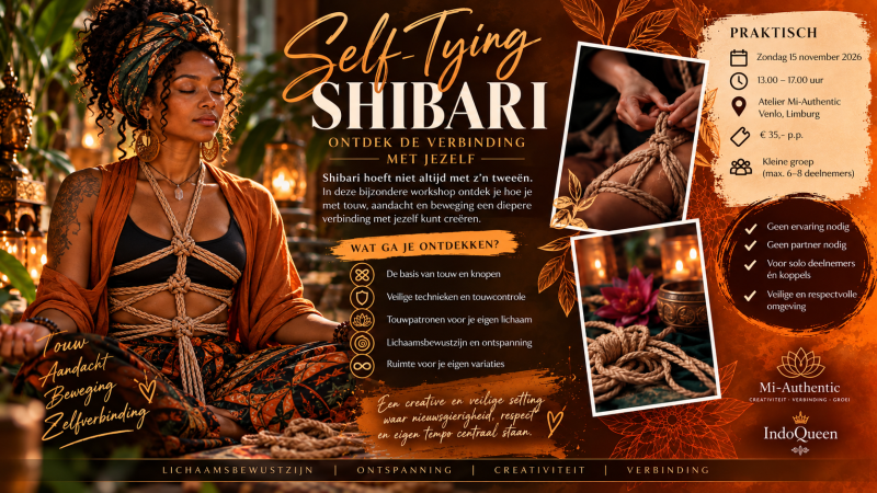 Self-Tying Shibari