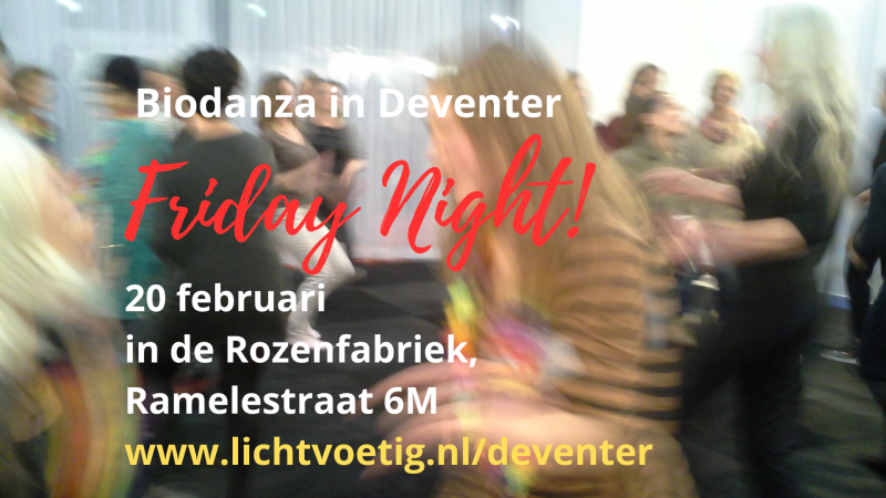Friday Night biodanza in Deventer