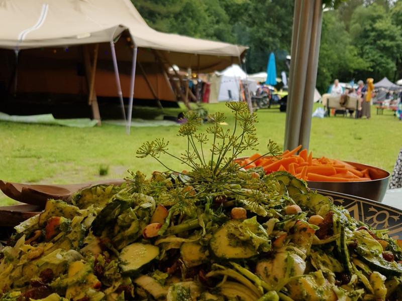Eetpakketten op Vrouwenfestival Lorelei  - Ateliers pour femmes, Musique live, Manger ensemble