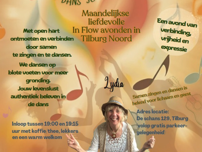 IN FLOW Zing en Dans Speciale ACTIE voor vanavond !  - Mantra Singing, Dancing in Connection, Free Dance