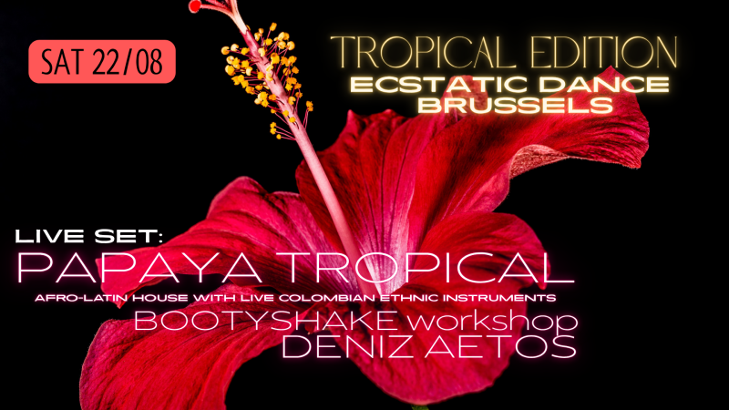 Ecstatic Dance Brussels I OPEN AIR I Tropical Edition